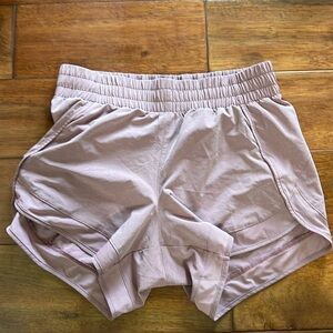 Athleta Light Purple Size XXS Mesh Racer Run Shorts 4"